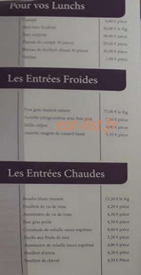 Ô délices gourmets — carte page 2