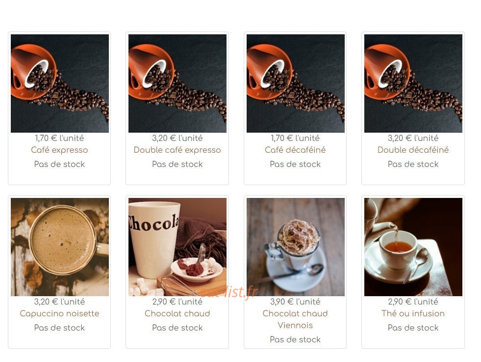 Chary's — carte page 9