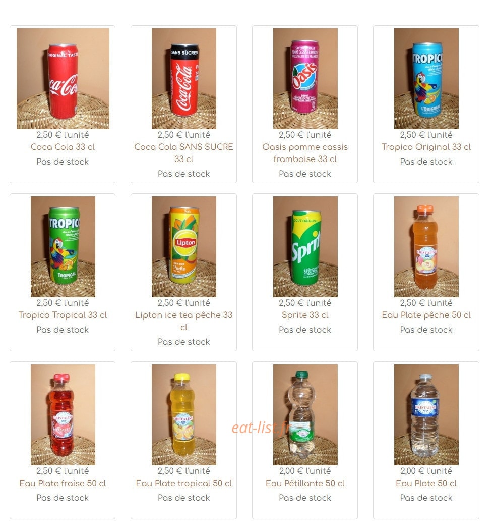 Chary's — carte page 7