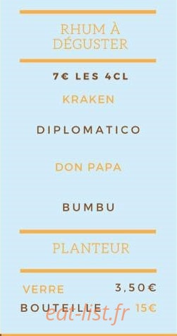 Chez Mama — carte page 7