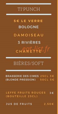 Chez Mama — carte page 9