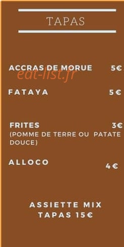 Chez Mama — carte page 2