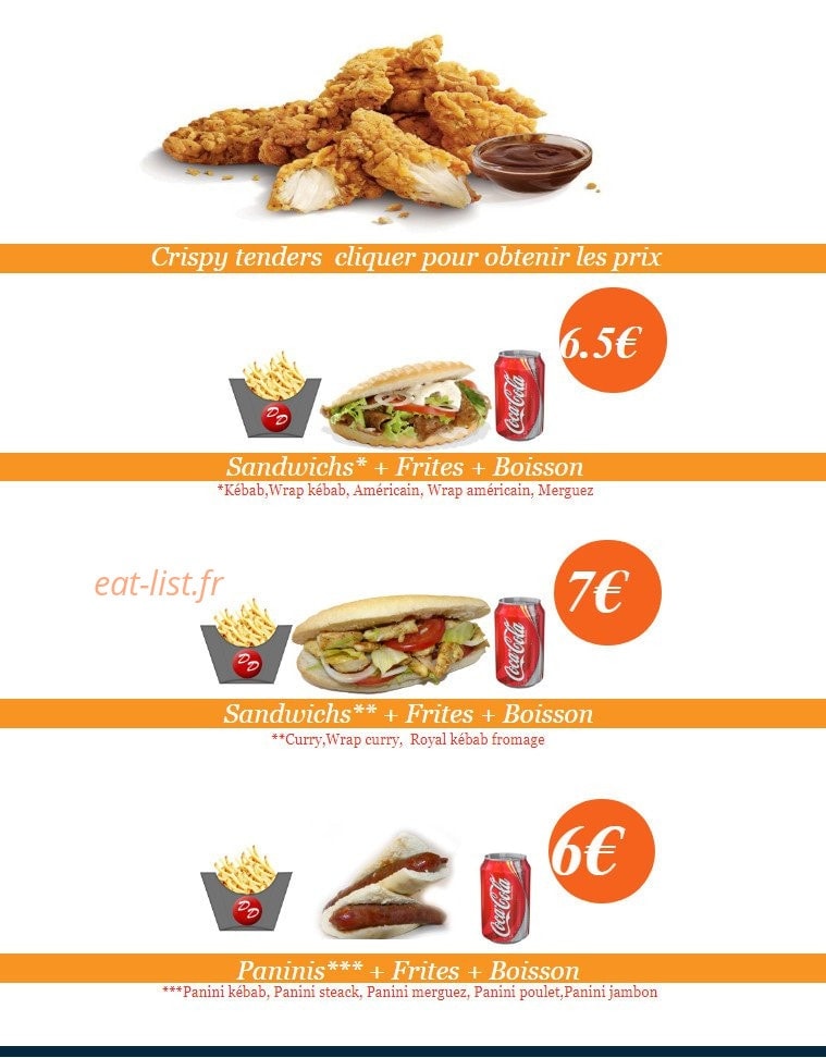 Delice doner — carte page 1