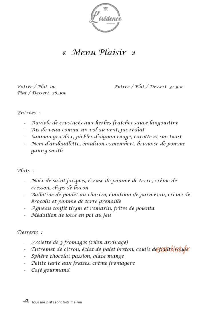 L’évidence — carte page 2