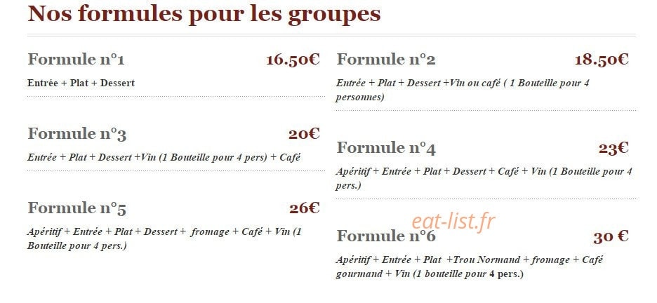 Le Hussard — carte page 2