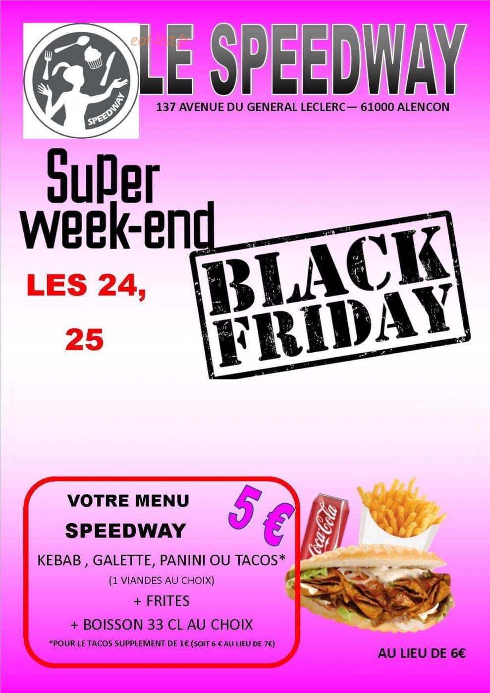 Le Speedway — carte page 1