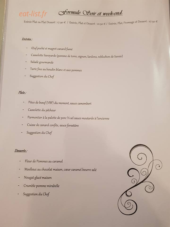 Les 4 Sens — carte page 2