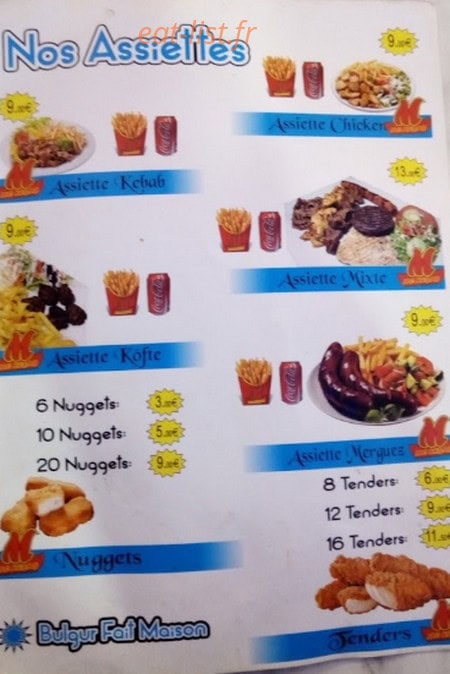 Mc kebab — carte page 2