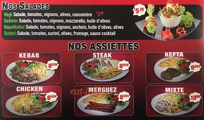 Oh Five — carte page 1