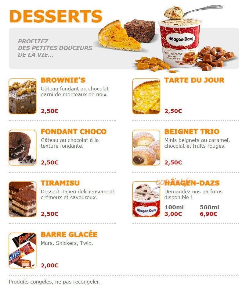 Pizza Crousty — carte page 9