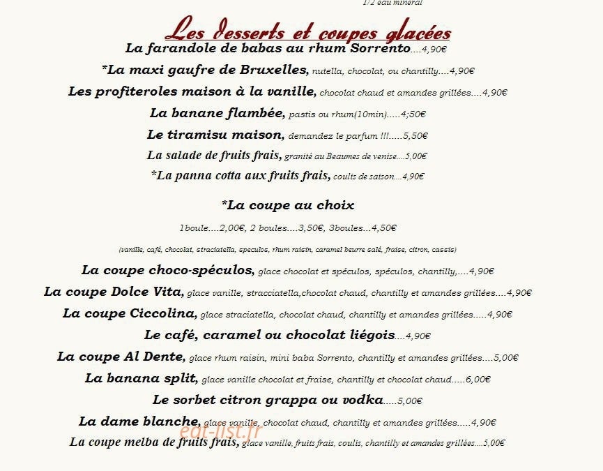 al dente catering menu al dente catering menu