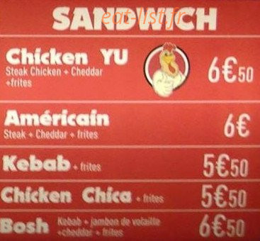 Chicken Chips — carte page 5
