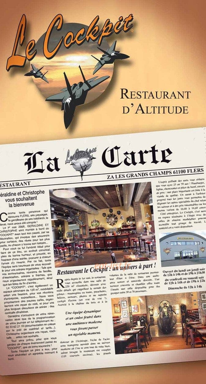 Le Cockpit — carte page 1