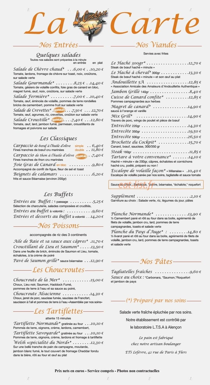 Le Cockpit — carte page 3