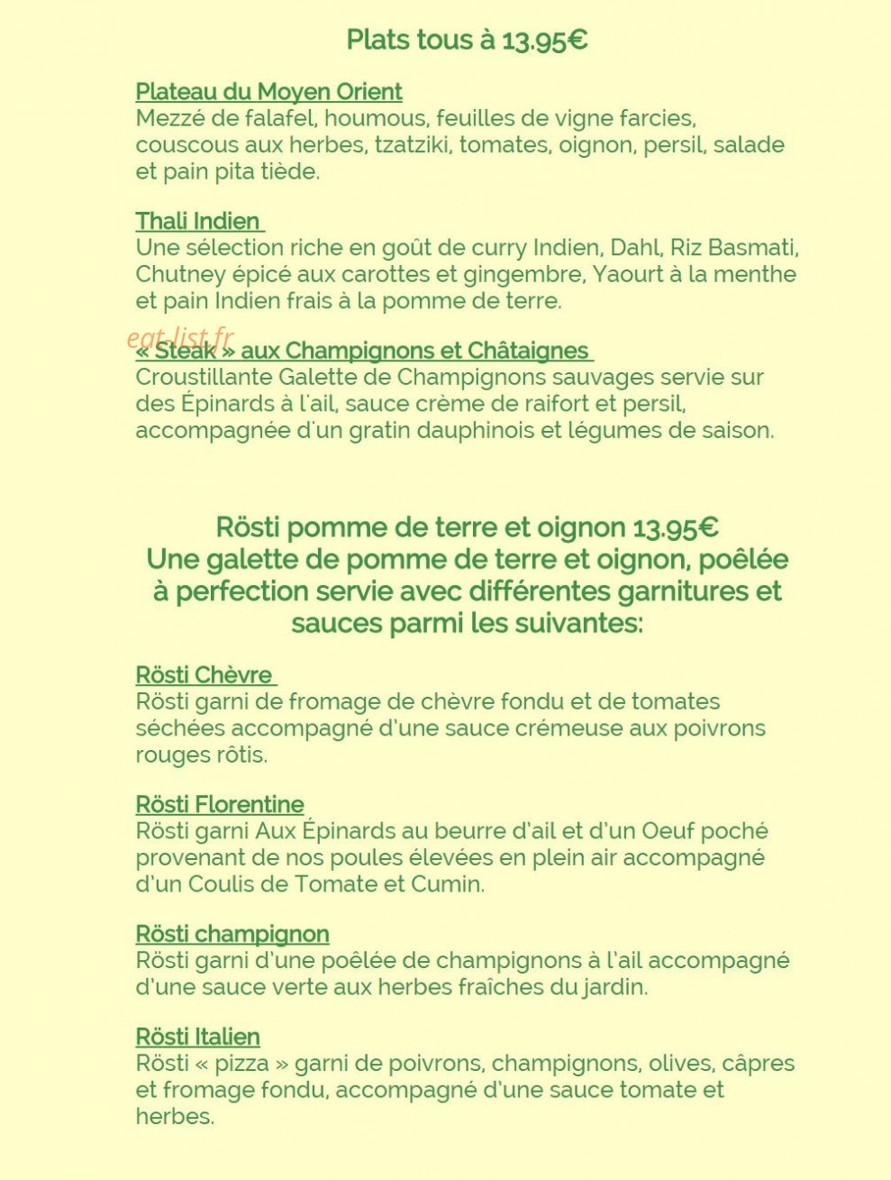 La maison du vert — carte page 2