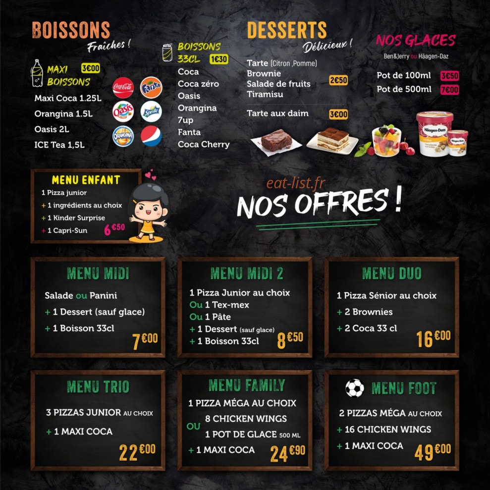 Rapido pizza — carte page 4