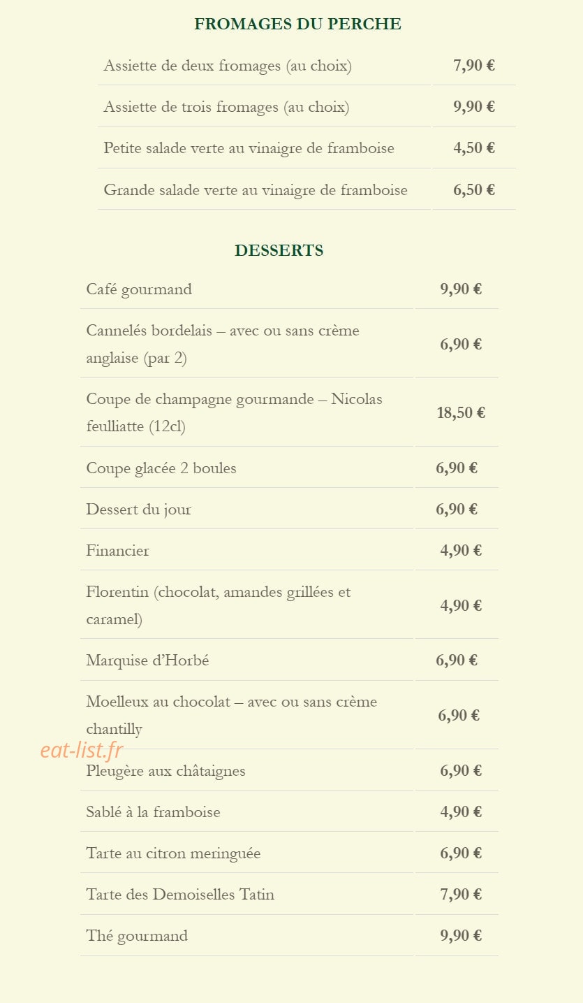 La Maison d'Horbé — carte page 3