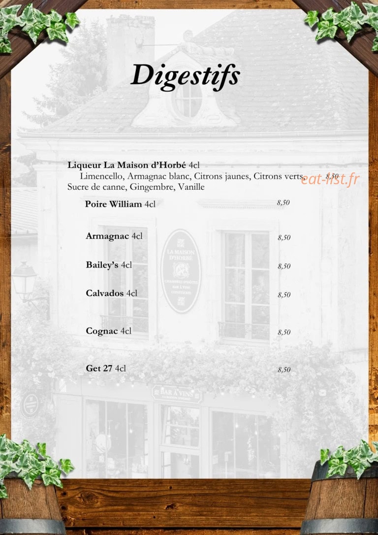 La Maison d'Horbé — carte page 5