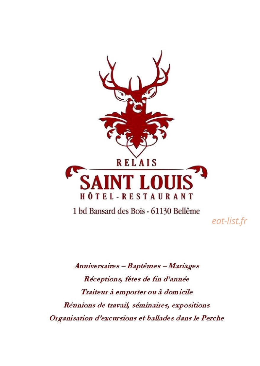 Relais Saint Louis — carte page 12