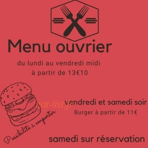 La Bonne Fourchette — carte page 1