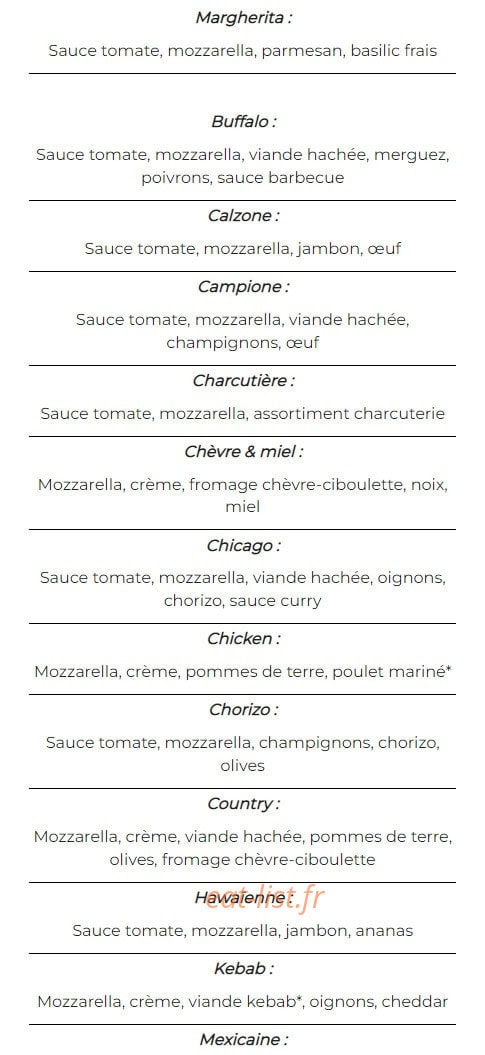 Allo pizza 61 — carte page 9