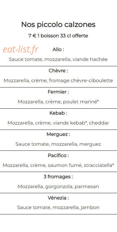 Allo pizza 61 — carte page 6