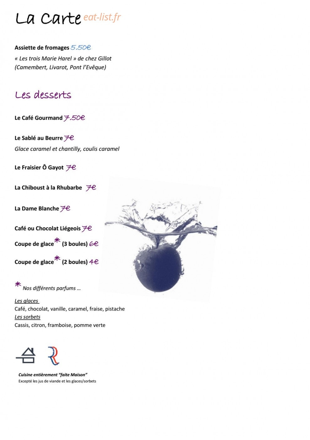 Ô Gayot — carte page 6