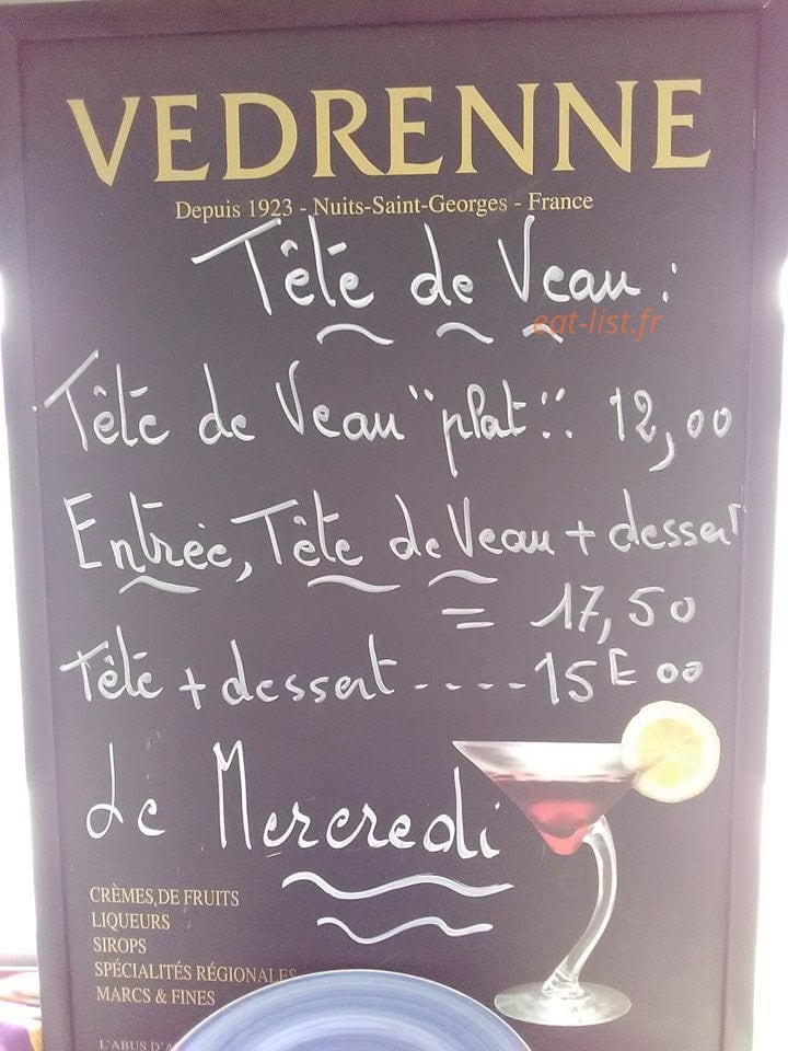 Chez Willy — carte page 1