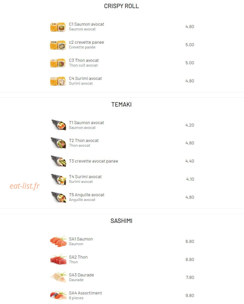Asiatique 61 — carte page 6