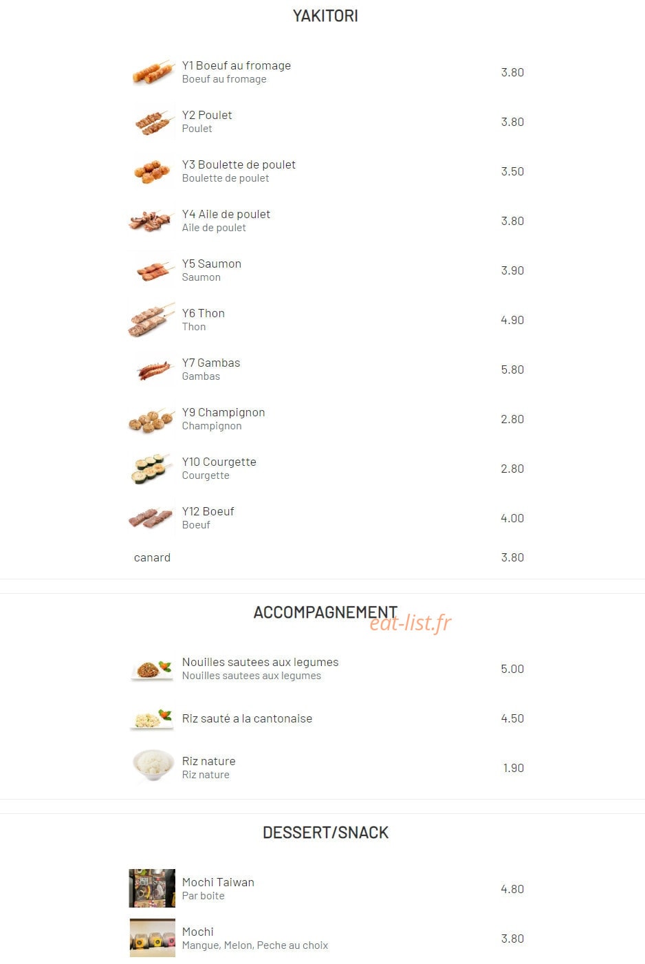 Asiatique 61 — carte page 7