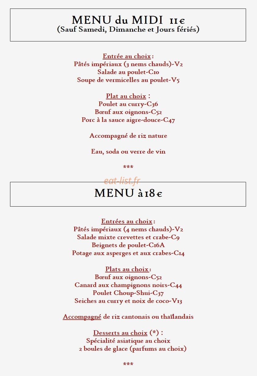 Le Dragon d'Or — carte page 6