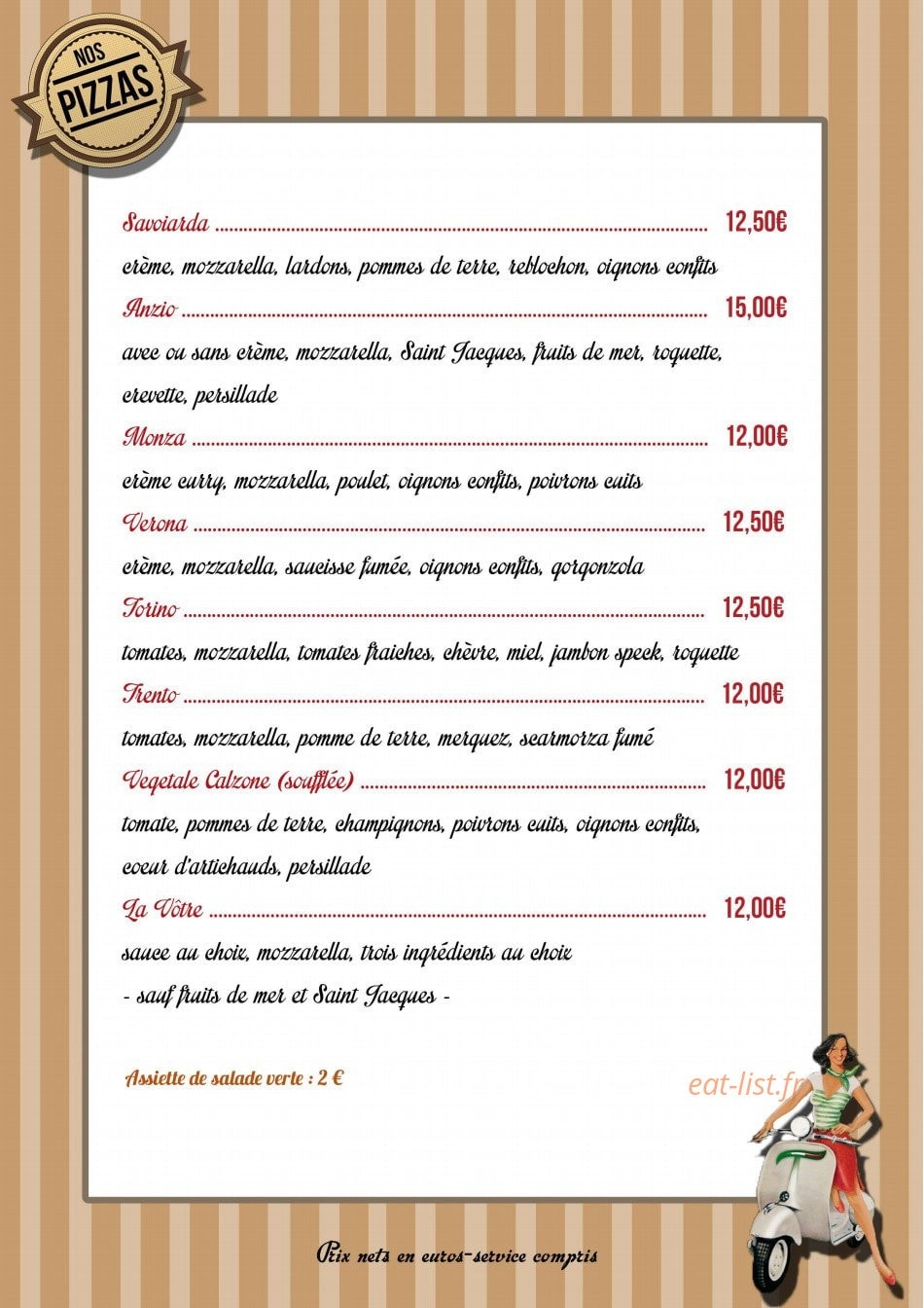 Le Moulin des Saveurs — carte page 4