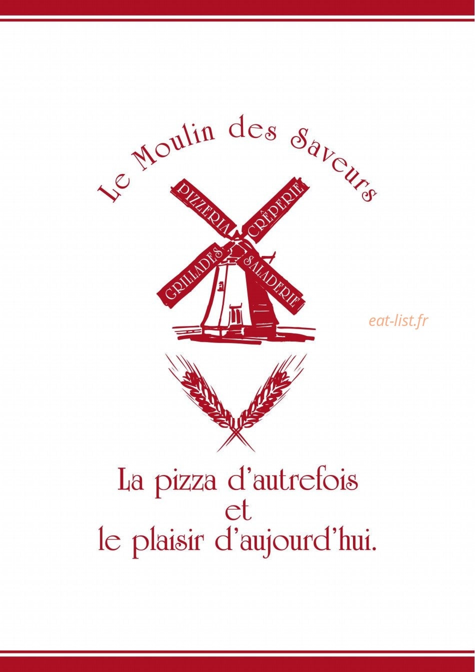 Le Moulin des Saveurs — carte page 1