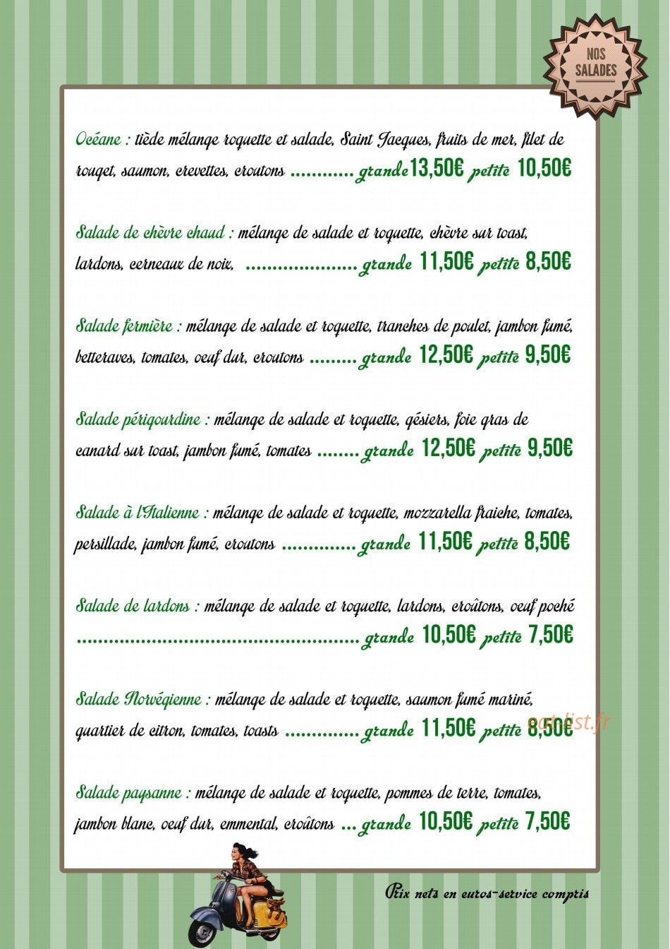 Le Moulin des Saveurs — carte page 7
