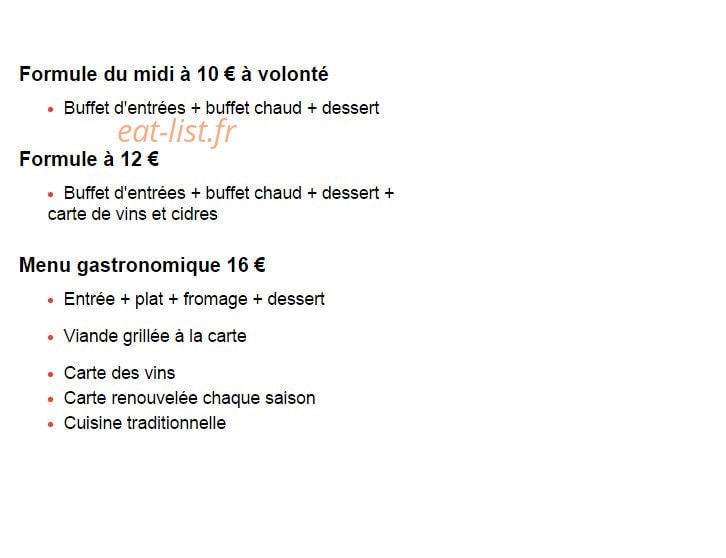 Le P'tit Fischer — carte page 1
