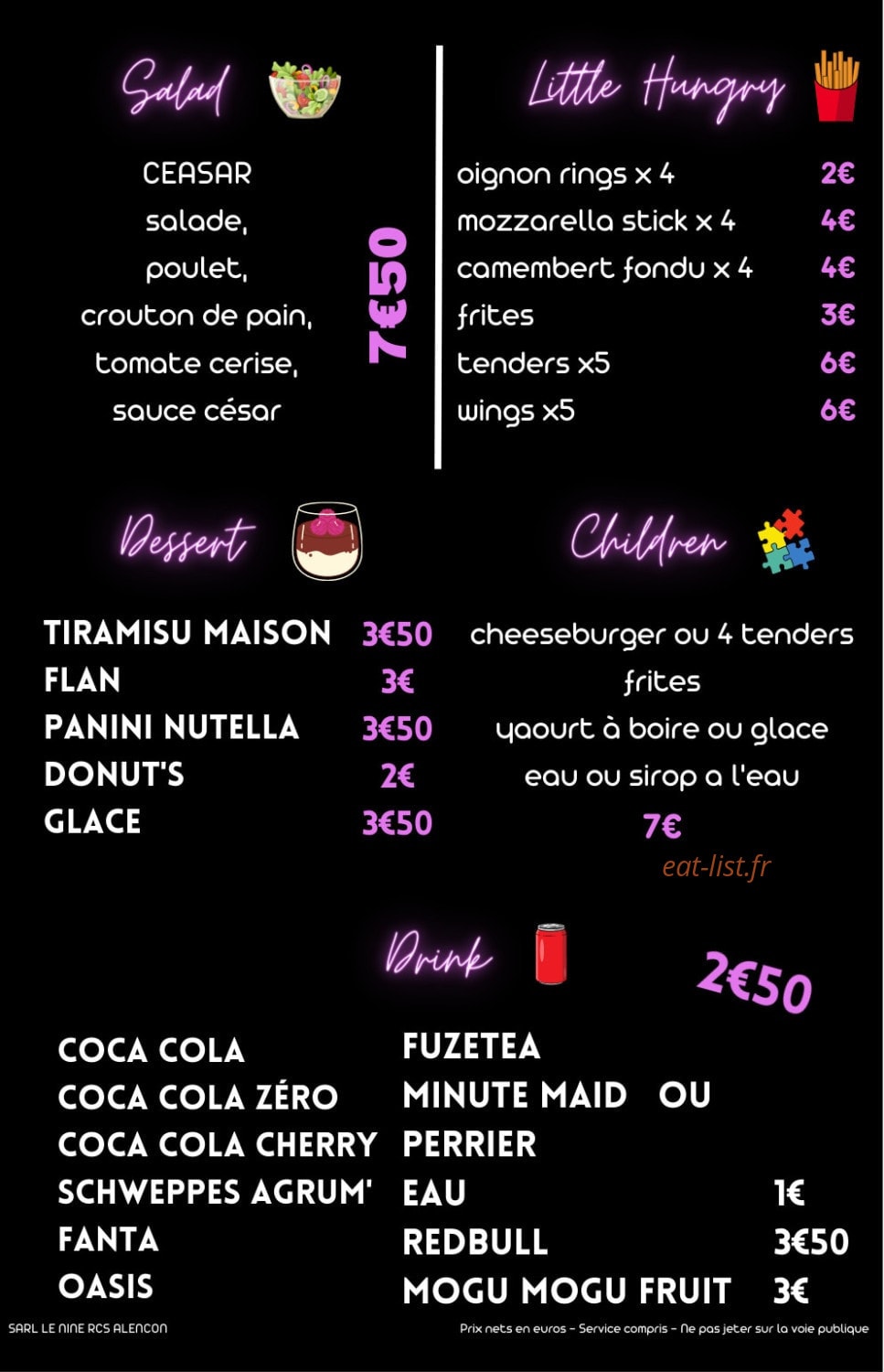 Nine — carte page 4