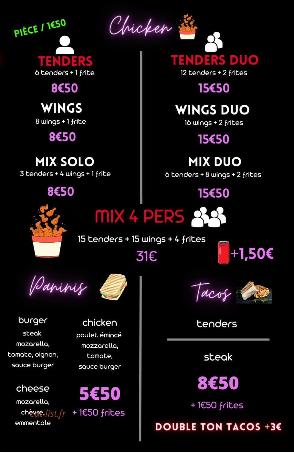 Nine — carte page 3