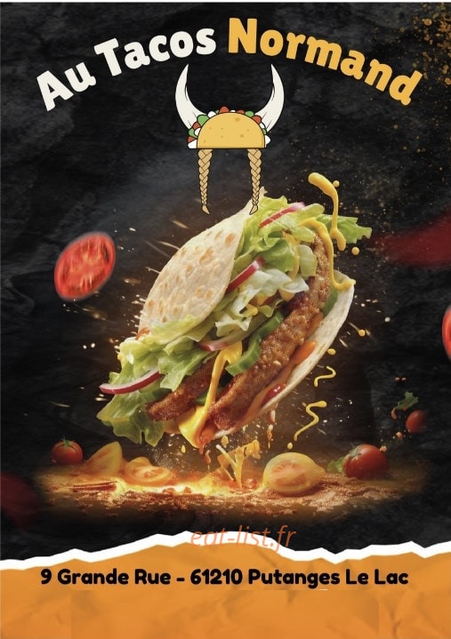 Au Tacos Normand — carte page 1