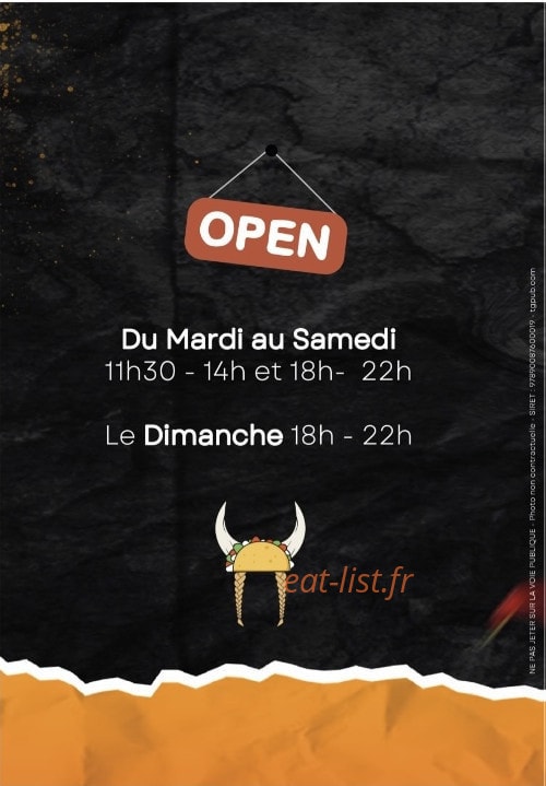 Au Tacos Normand — carte page 4