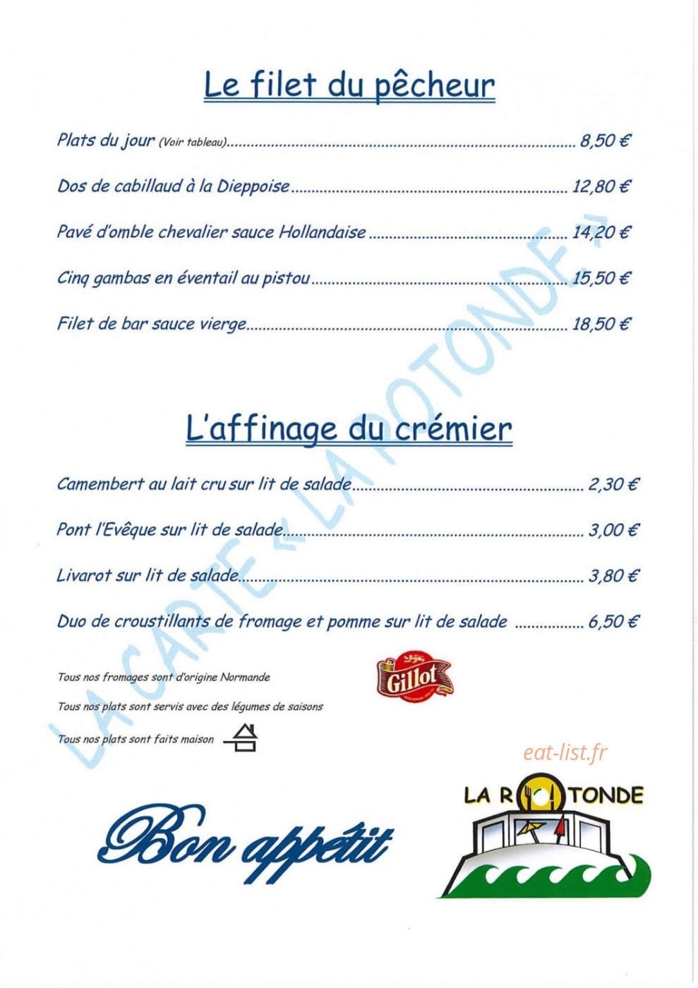 La Rotonde — carte page 3