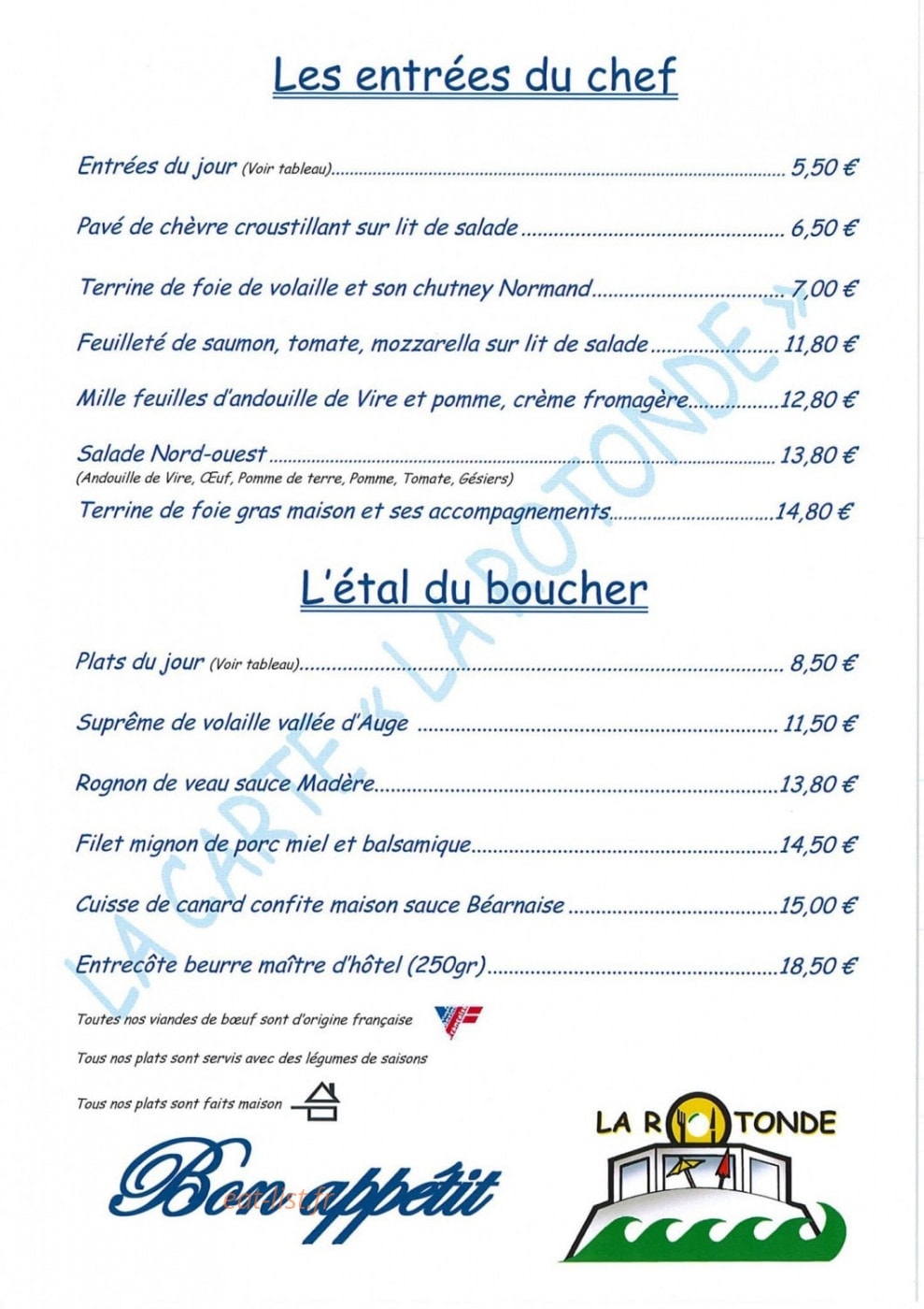 La Rotonde — carte page 2