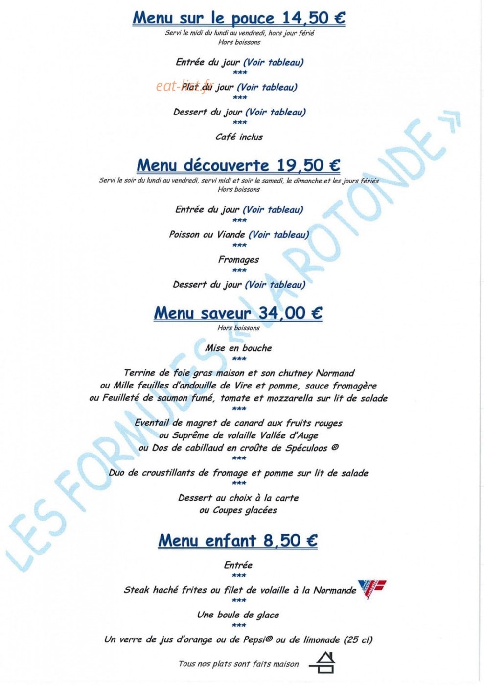 La Rotonde — carte page 1