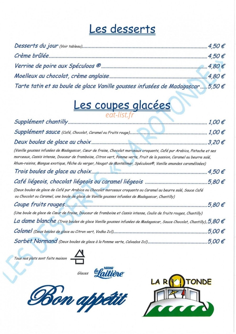 La Rotonde — carte page 4