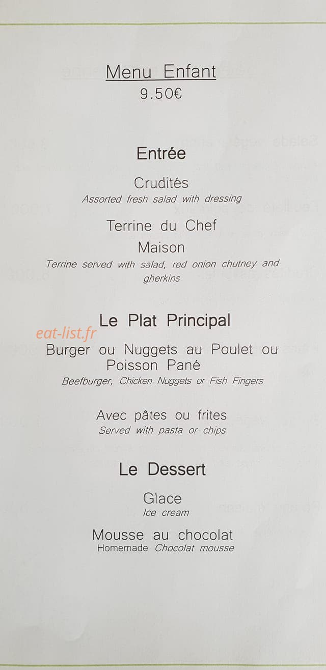 Le Lion Verd — carte page 4