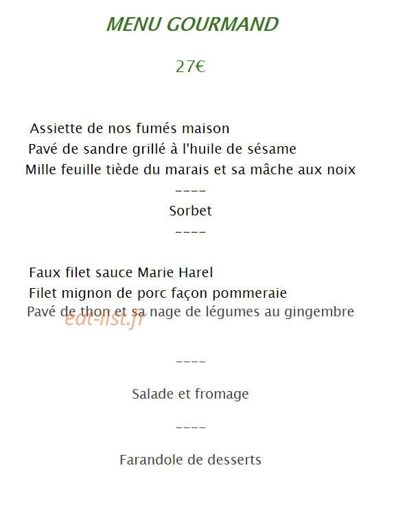 La Pommeraie — carte page 1