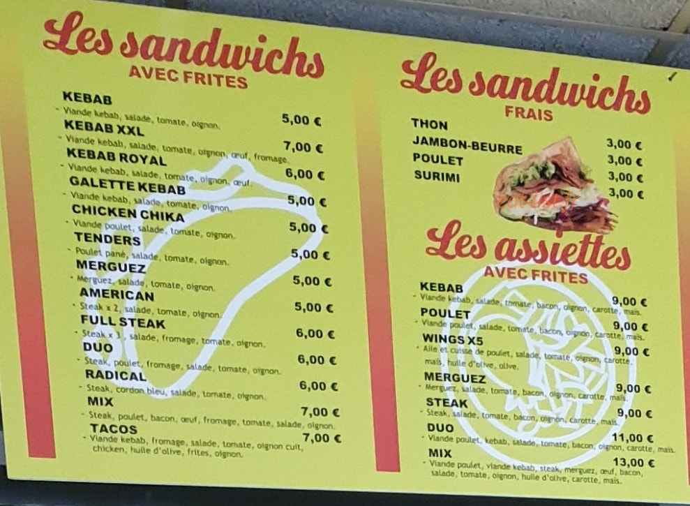 Le paparazzi — carte page 1