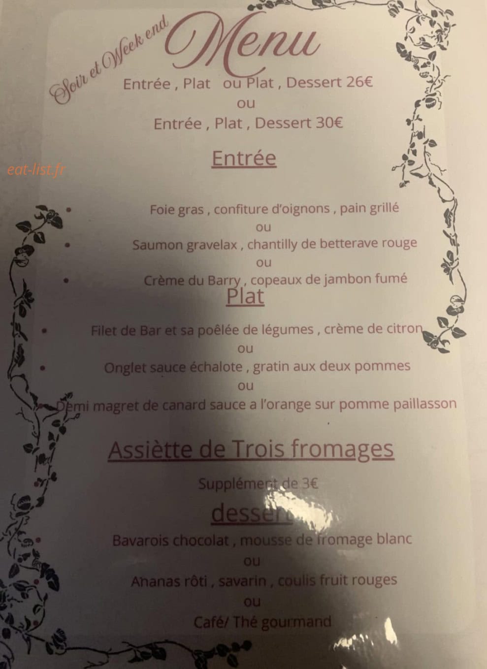 Côté Jardin — carte page 1