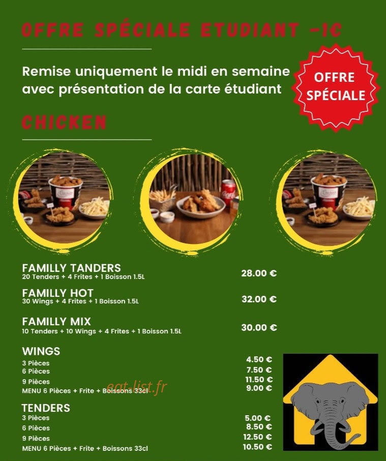 Restaurant Chap-Chap — carte page 2