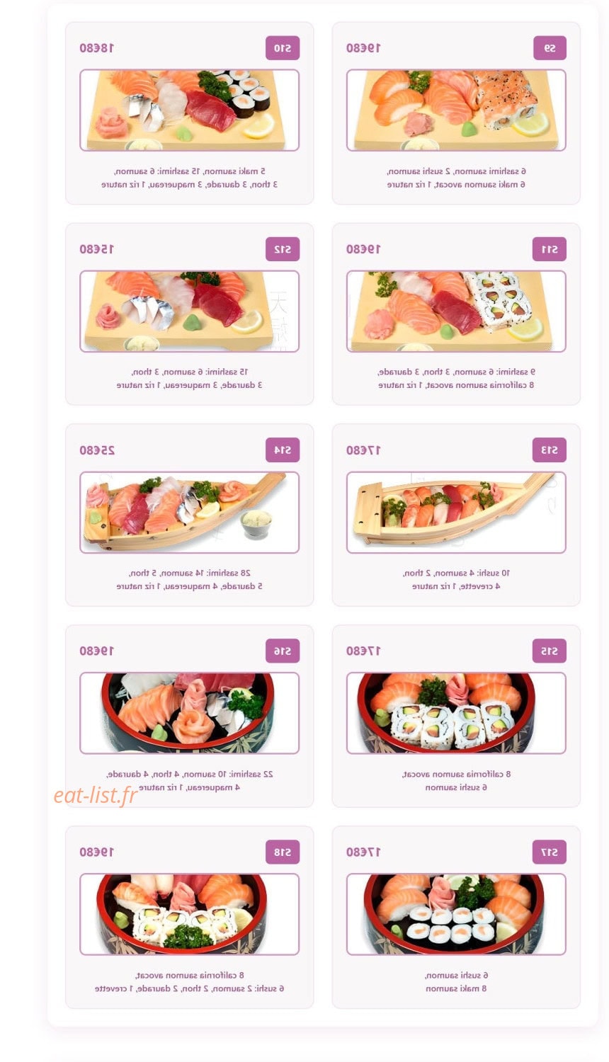 Sakura — carte page 8