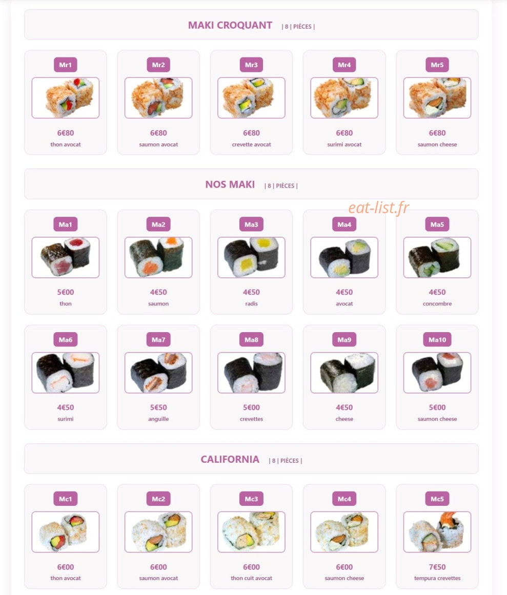 Sakura — carte page 13